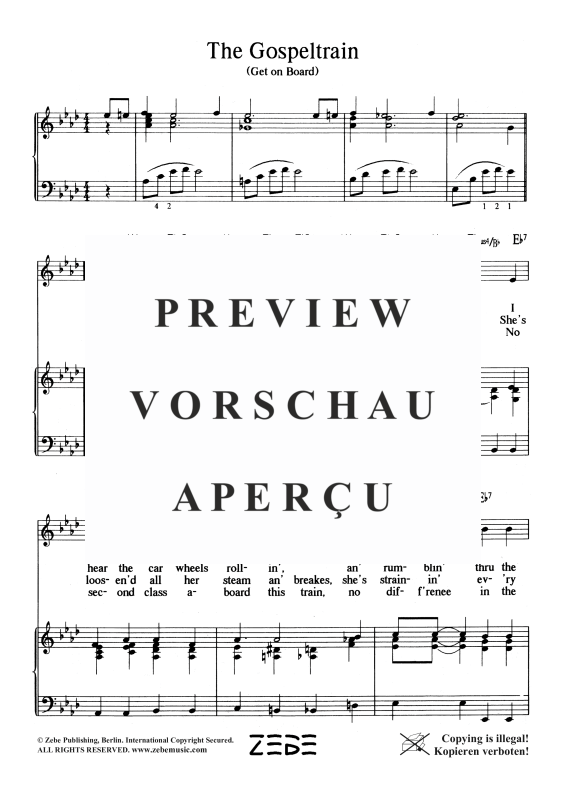 gallery: The Gospeltrain, , Voice and Piano