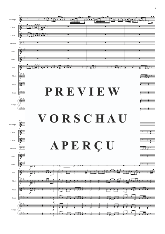 Produktgalerie: Seite 8 von 11 Trumpet Concerto in D, , Concert Band und Solo Trompete in D
