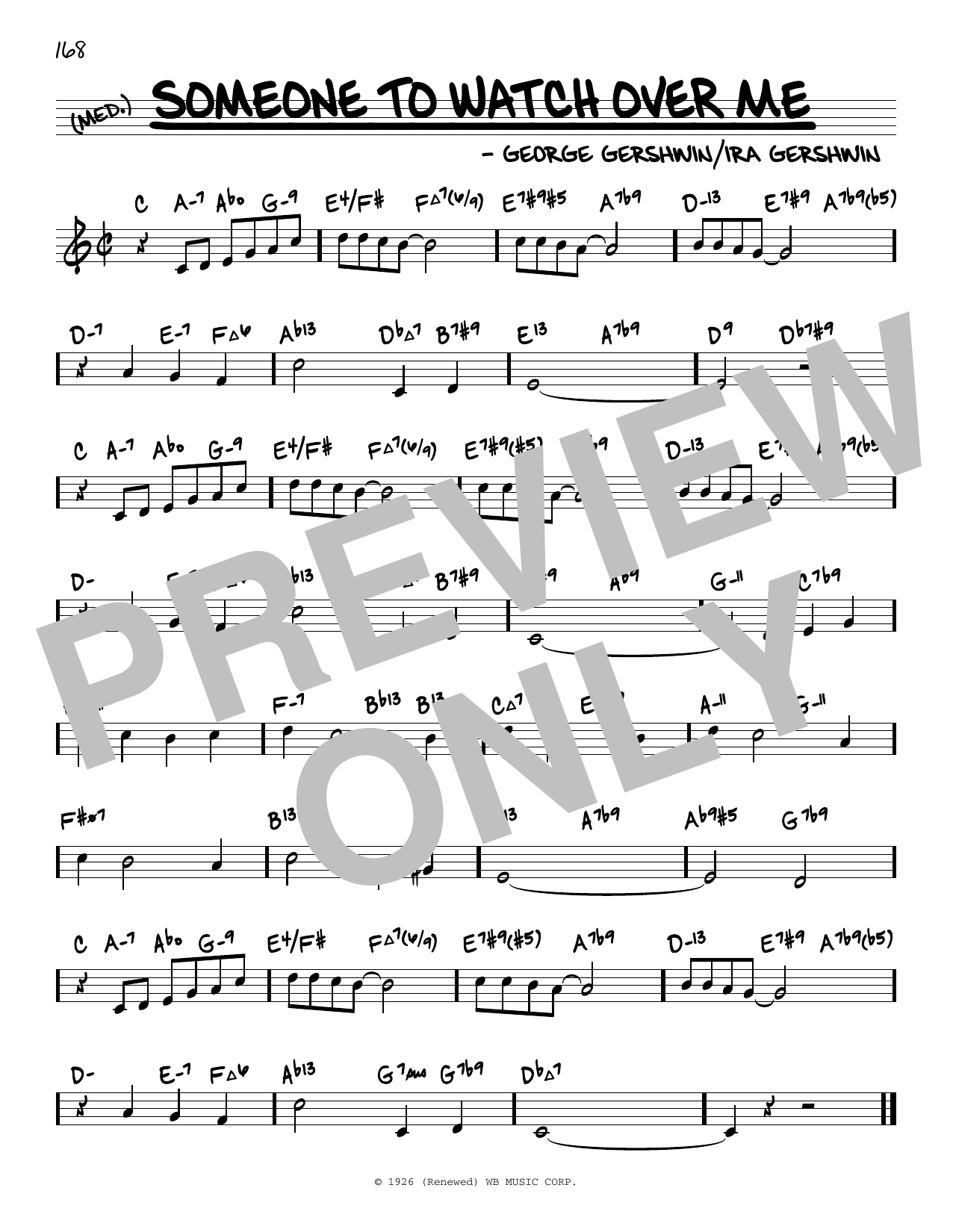 Produktbild zu: Someone To Watch Over Me (arr. David Hazeltine)