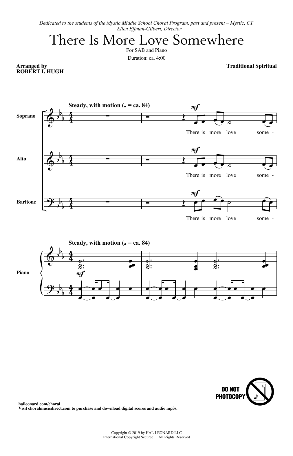 Product picture to: There Is More Love Somewhere (arr. Robert I. Hugh)