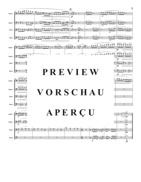 Product gallery: Page 4 of 21 Fantasy Movements 5 Sätze , , (Tuba Quartet: 2x Baritone, 2xTuba)