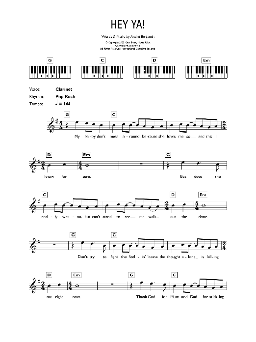 Product picture to:  Hey Ya! - OutKast