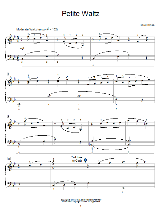 Produktbild zu: Petite Waltz