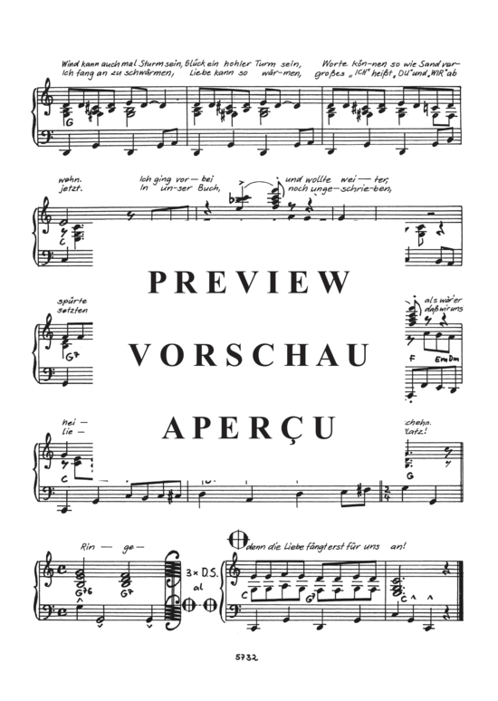Product gallery: Page 10 of 21 Eine Welt ohne dich , , Piano and Voice