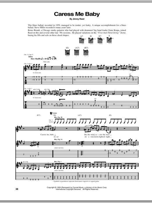 Product gallery: Page 1 of 1 Caress Me Baby, Jimmy Reed
