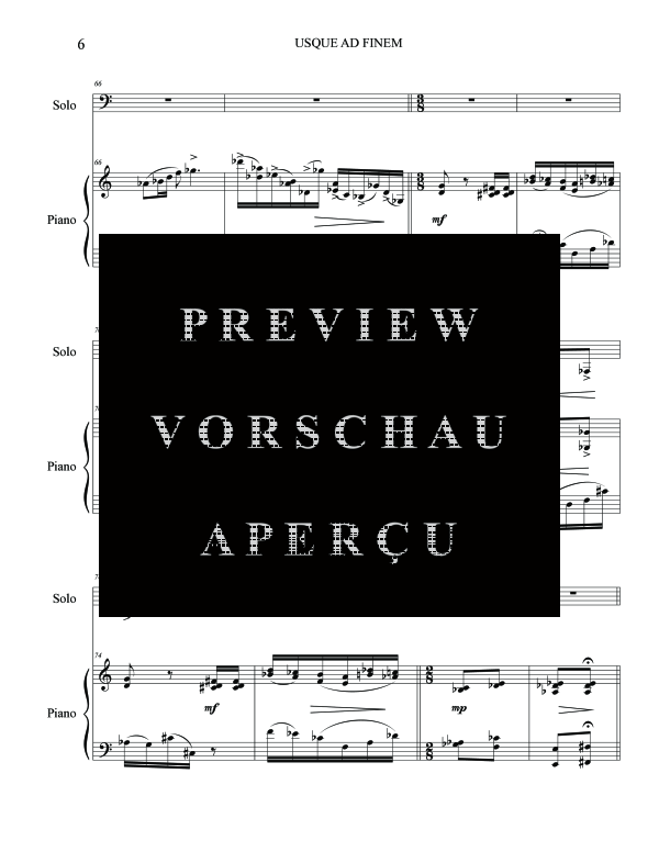Product gallery: Page 10 of 11 Usque Ad Finem, , (tuba and piano)