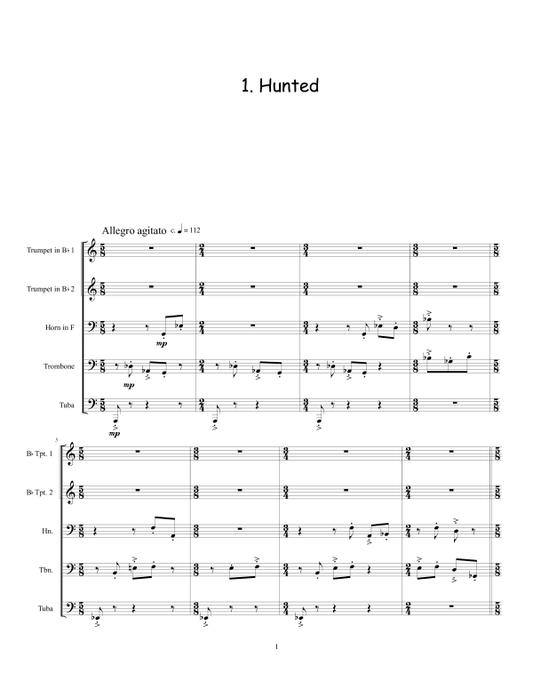 Produktgalerie: Seite 1 von 11 Dream Journal, , (Blechbläser Quintett)