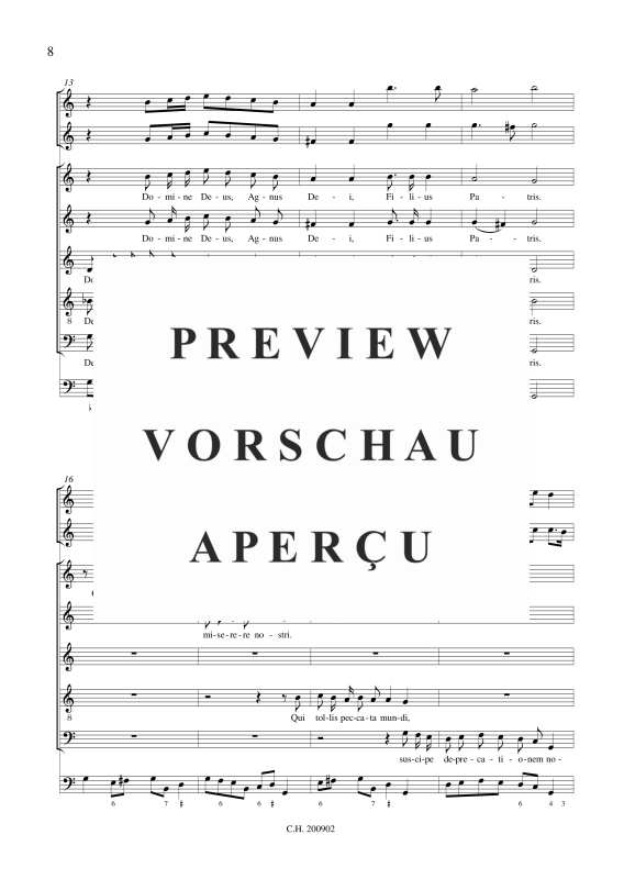 gallery: Missa à 7 In Honorem S. Barbarae, , (Gemischter Chor SSATB, 2 Cornettini und BC)