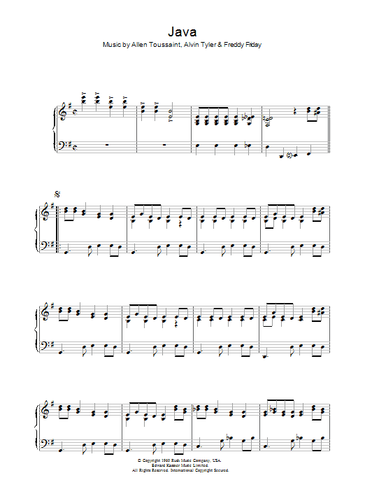 Product gallery: Page 1 of 1 Java, Allen Toussaint