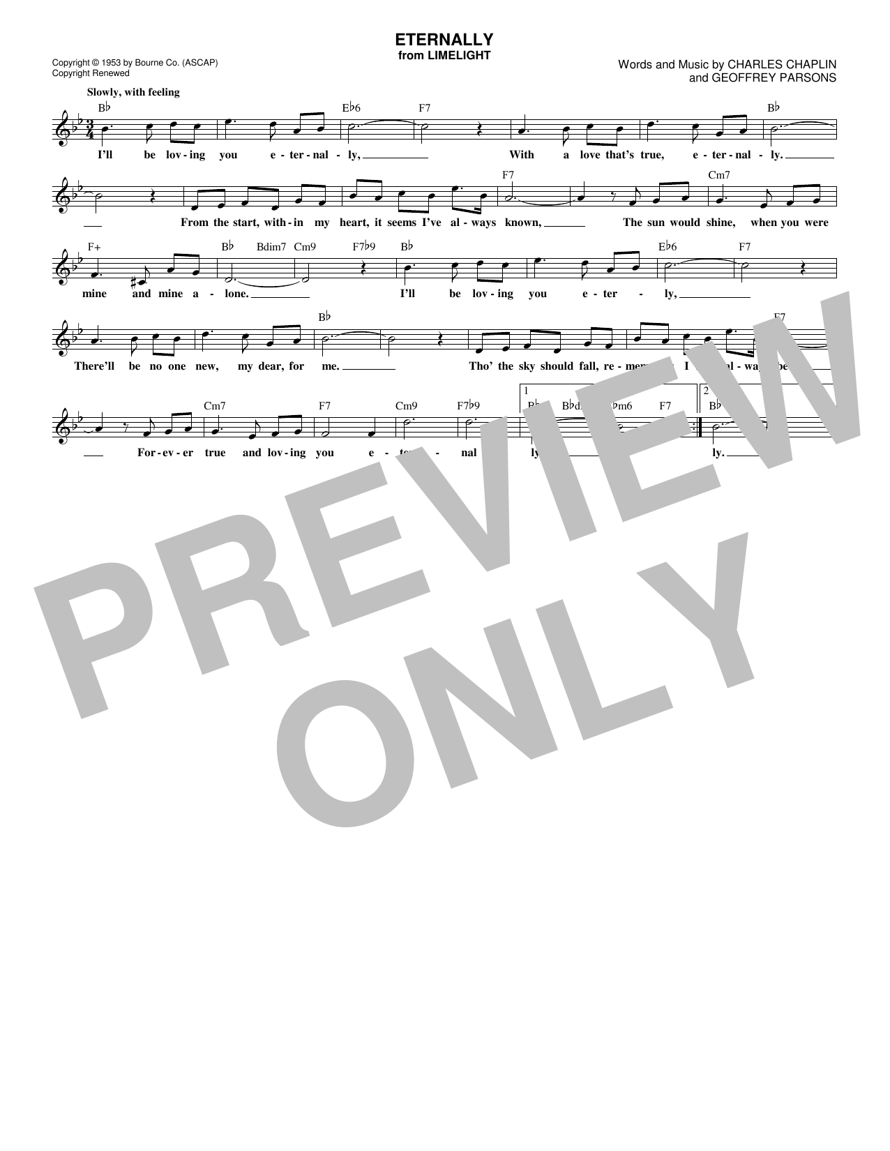 Produktgalerie: Seite 1 von 1 Eternally, Geoffrey Parsons, Melodieinstrument
