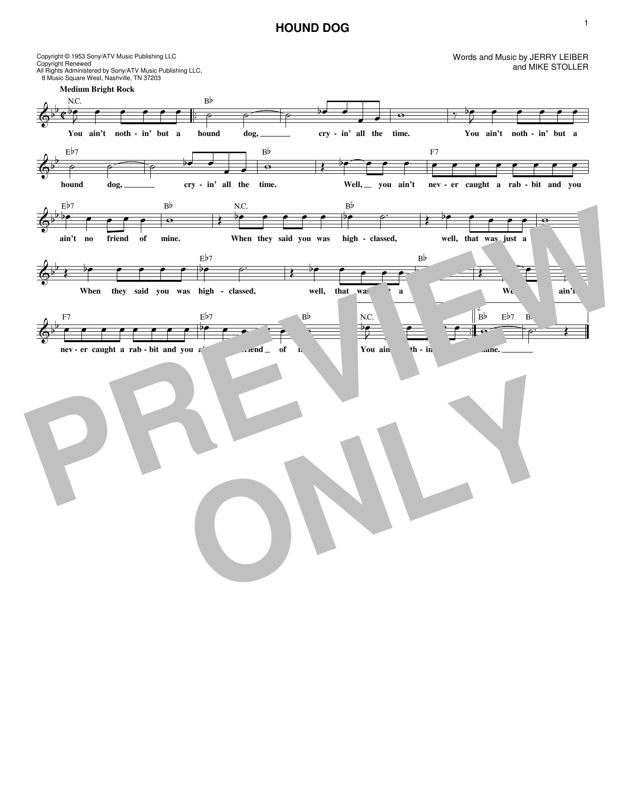 Produktgalerie: Seite 1 von 1 Hound Dog, Elvis Presley