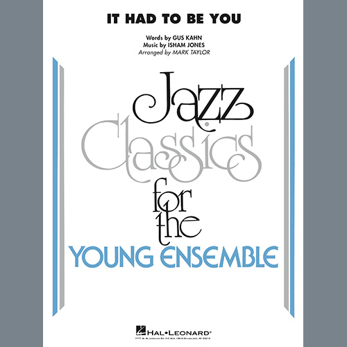 Produktbild zu: It Had to Be You (arr. Mark Taylor) - Conductor Score (Full Score)