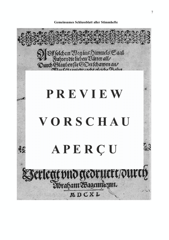 Product gallery: Page 8 of 11 Musikalische Kurzweil (1611), , (mixed choir 4-5 voices)