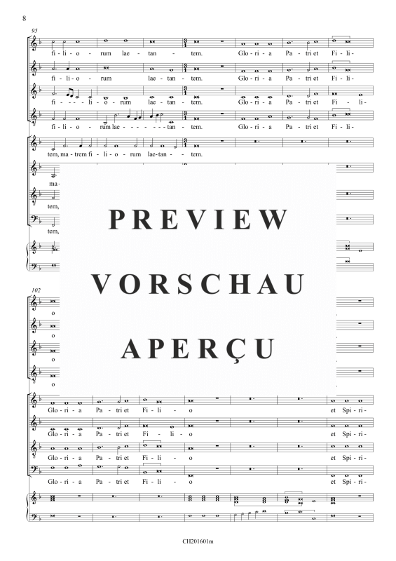 gallery: Laudate Pueri Dominum (Psalm 112), , Gemischter Chor 8-stimmig und BC