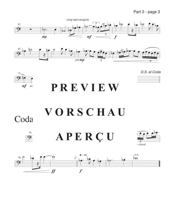 Product gallery: Page 17 of 21 Prelude and Intrada , , (4 euphonium or trombone quartet)