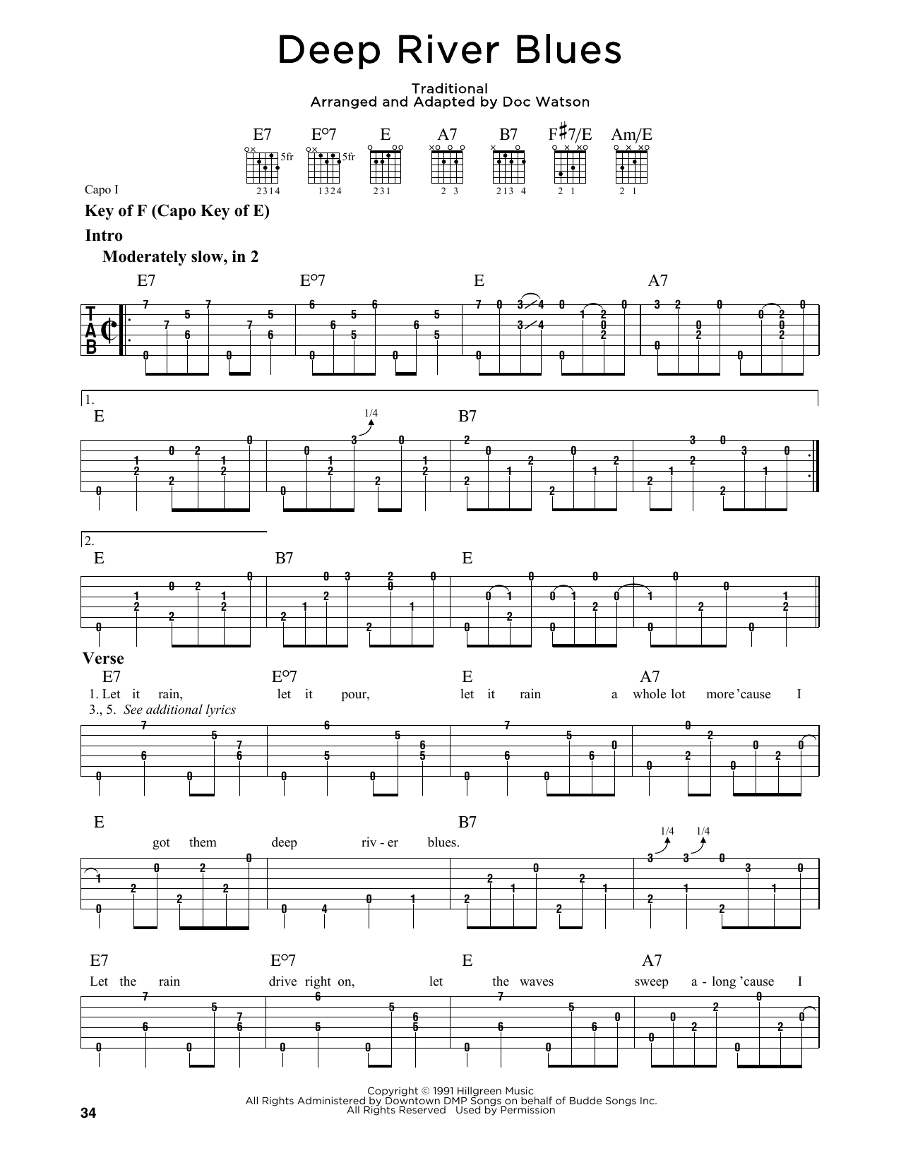 Product gallery: Page 1 of 1 Deep River Blues, Doc Watson