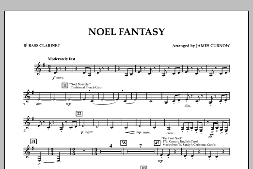 Produktbild zu:  Noel Fantasy - Bb Bass Clarinet - 