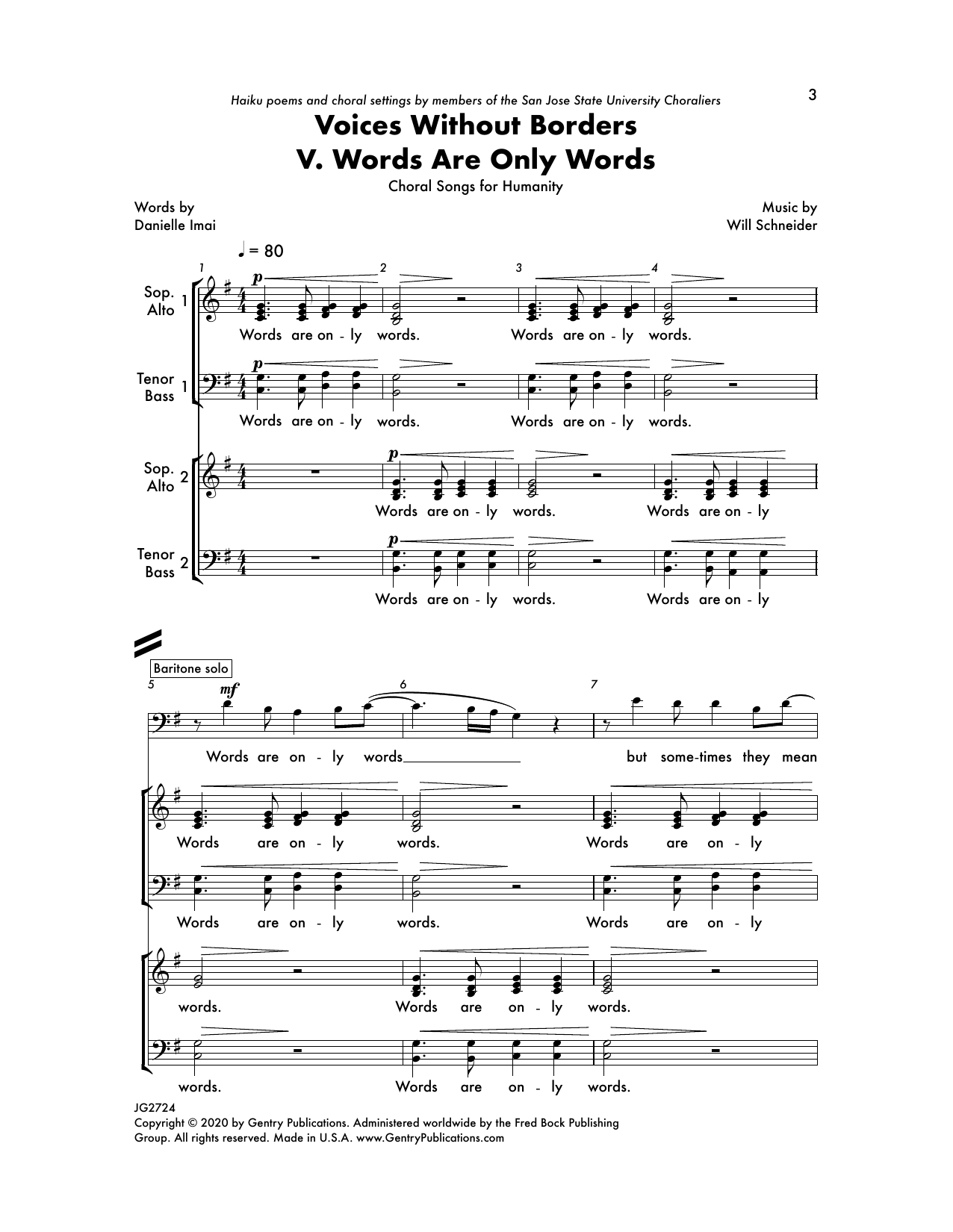Product picture to: Words Are Only Words