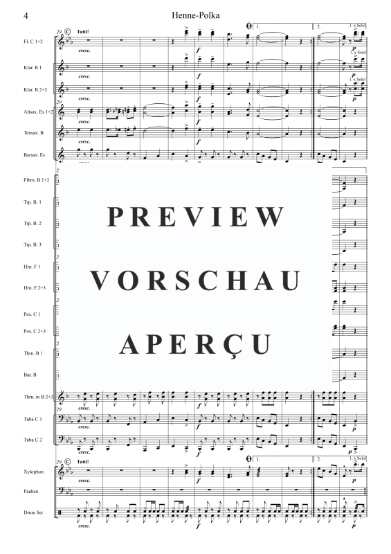 Product gallery: Page 6 of 11 Henne-Polka, , Large Wind Orchestra