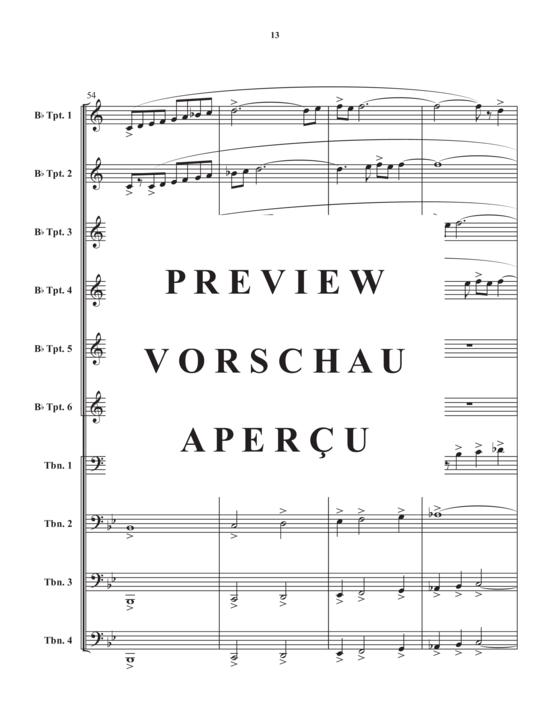 Product gallery: Page 15 of 21 Grand Intrada , , (Brass Ensemble, 6x trumpet + 4x trombone)