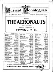 cover: The Aeronauts, Edwin John