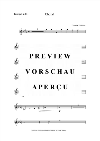 Product gallery: Page 10 of 11 Choral , , (trumpet in C, trombone + organ)