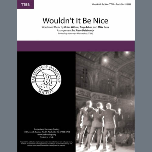 cover: Wouldn't It Be Nice (arr. Steve Delehanty), Brian Wilson
