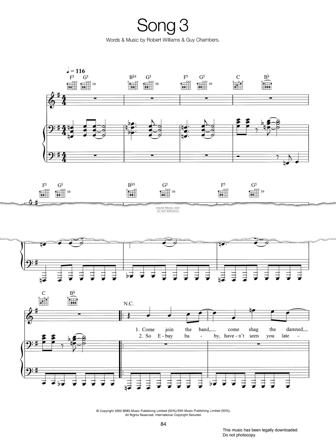 Product picture to: Song 3