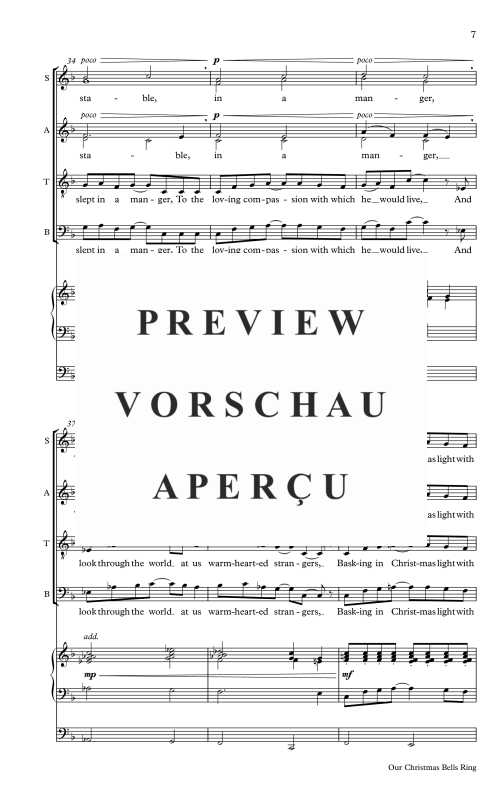 Produktgalerie: Seite 9 von 11 Our Christmas Bells Ring, , Gemischter Chor und Orgel