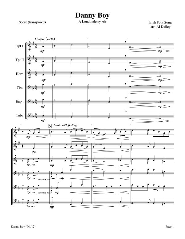 Produktbild zu: Danny BoyTraditional