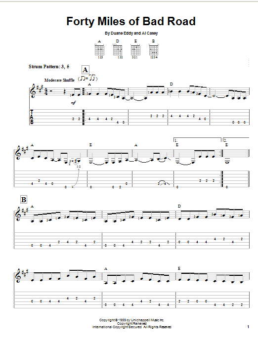 Product gallery: Page 1 of 1 Forty Miles Of Bad Road, Duane Eddy