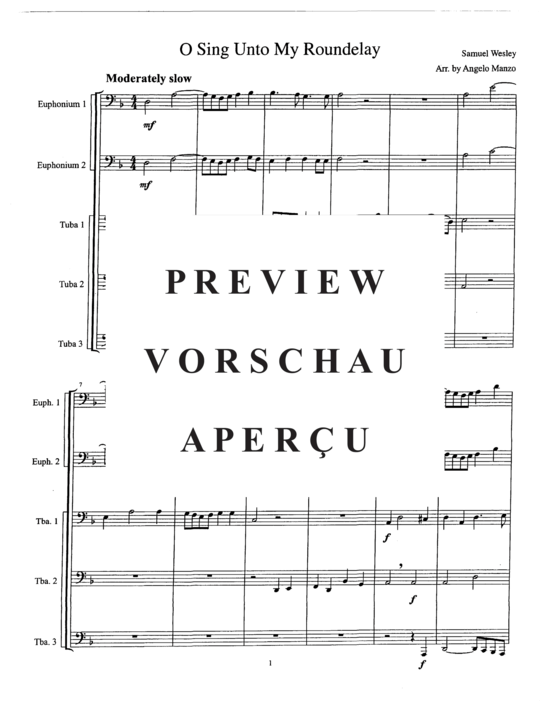 Product gallery: Page 3 of 20 O Sing Unto My Roundelay , , (Tuba Quintet EETTT)