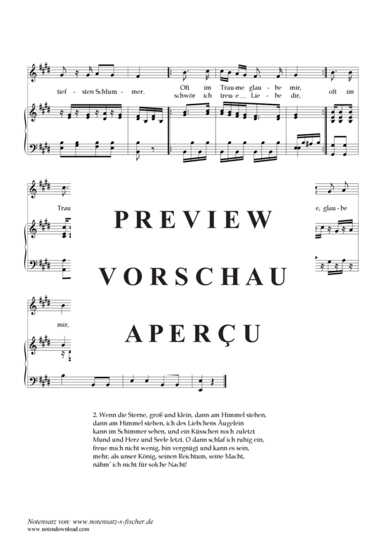 Product gallery: Page 3 of 3 Nächtliches Glück , , Piano and Voice