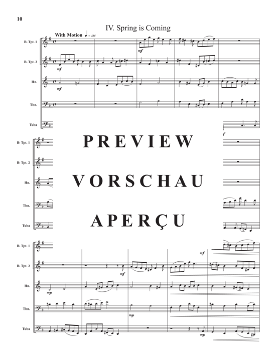 Produktgalerie: Seite 12 von 21 January Suite , , (Blechbläser Quintett)