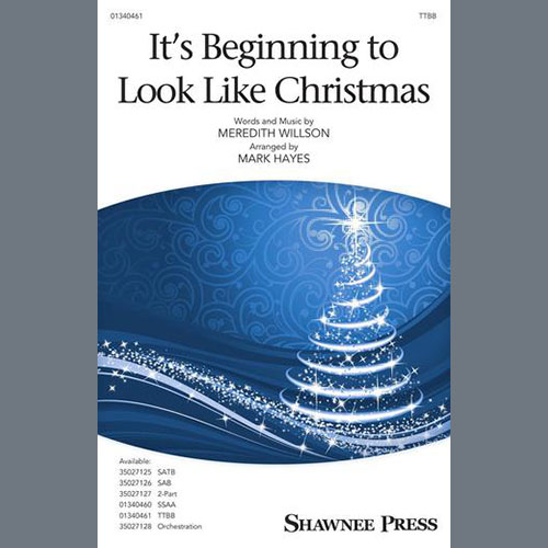 Produktbild zu: It's Beginning To Look Like Christmas (arr. Mark Hayes)
