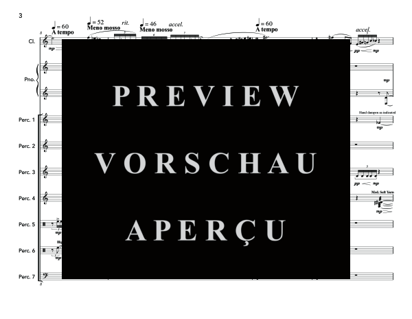 Produktgalerie: Seite 9 von 11 Shaman, , (Trio Klarinette, Percussion und Klavier)