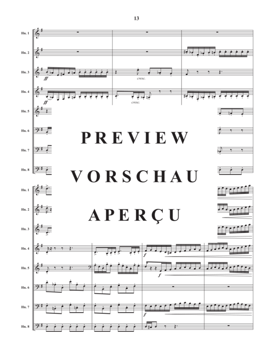 Product gallery: Page 15 of 21 Movement one from Serenade for Strings , , (Horn ensemble 1-8 horns)