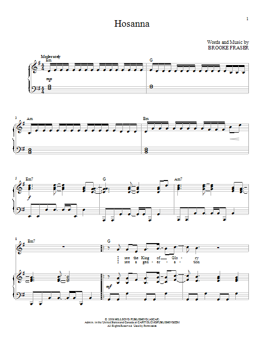 Produktbild zu: Hosanna