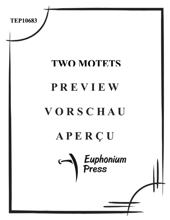 Product gallery: Page 2 of 8 2 Motets , , (Tuba Solo)