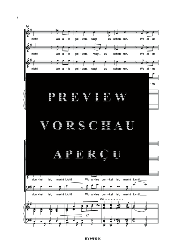 gallery: Was keiner wagt - Courage, , (Gemischter Chor und Klavier - Klavierpartitur)