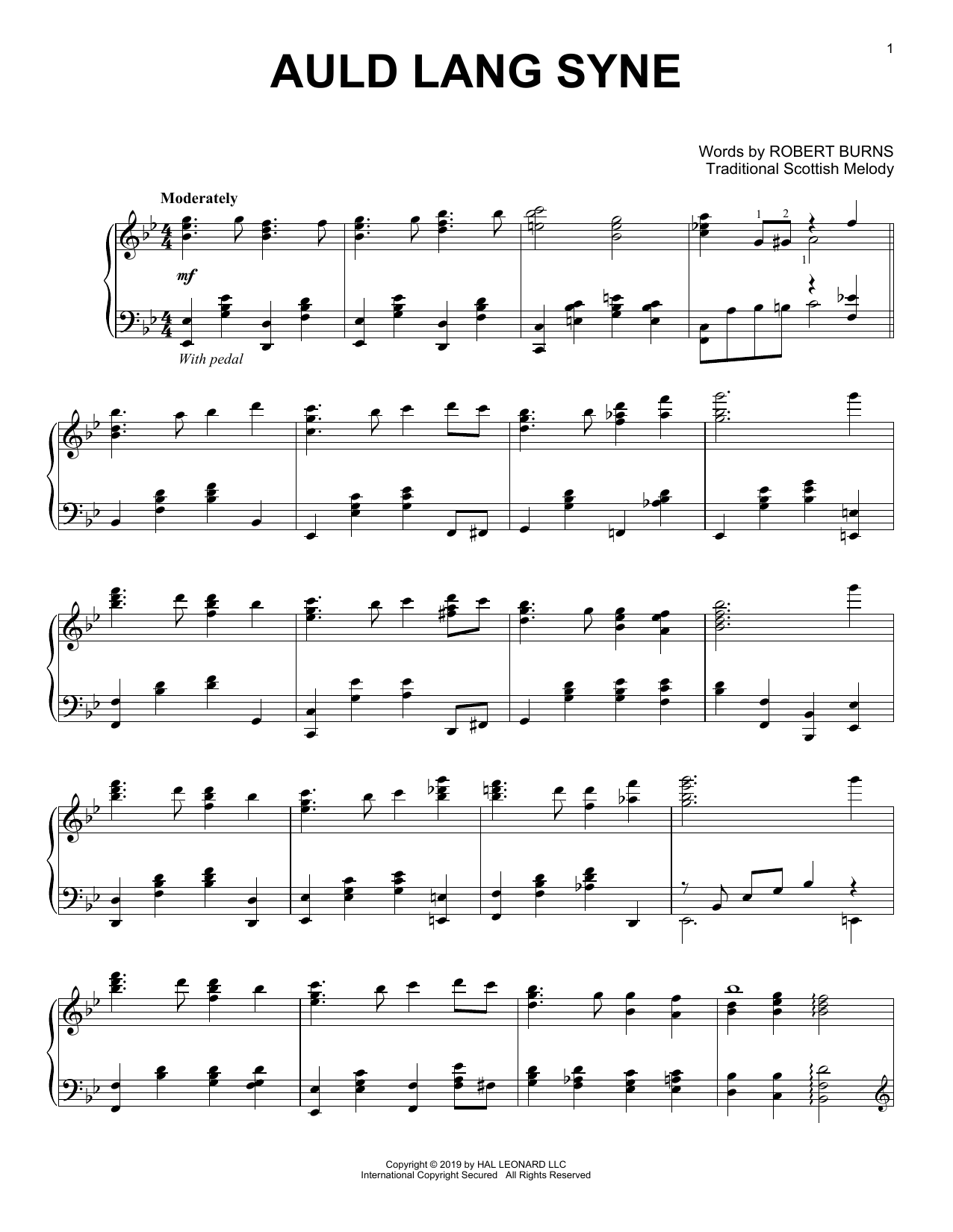Produktbild zu: Auld Lang Syne