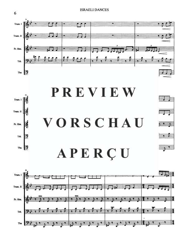 Produktgalerie: Seite 8 von 11 Israeli Dances, , BlechblÀserquintett