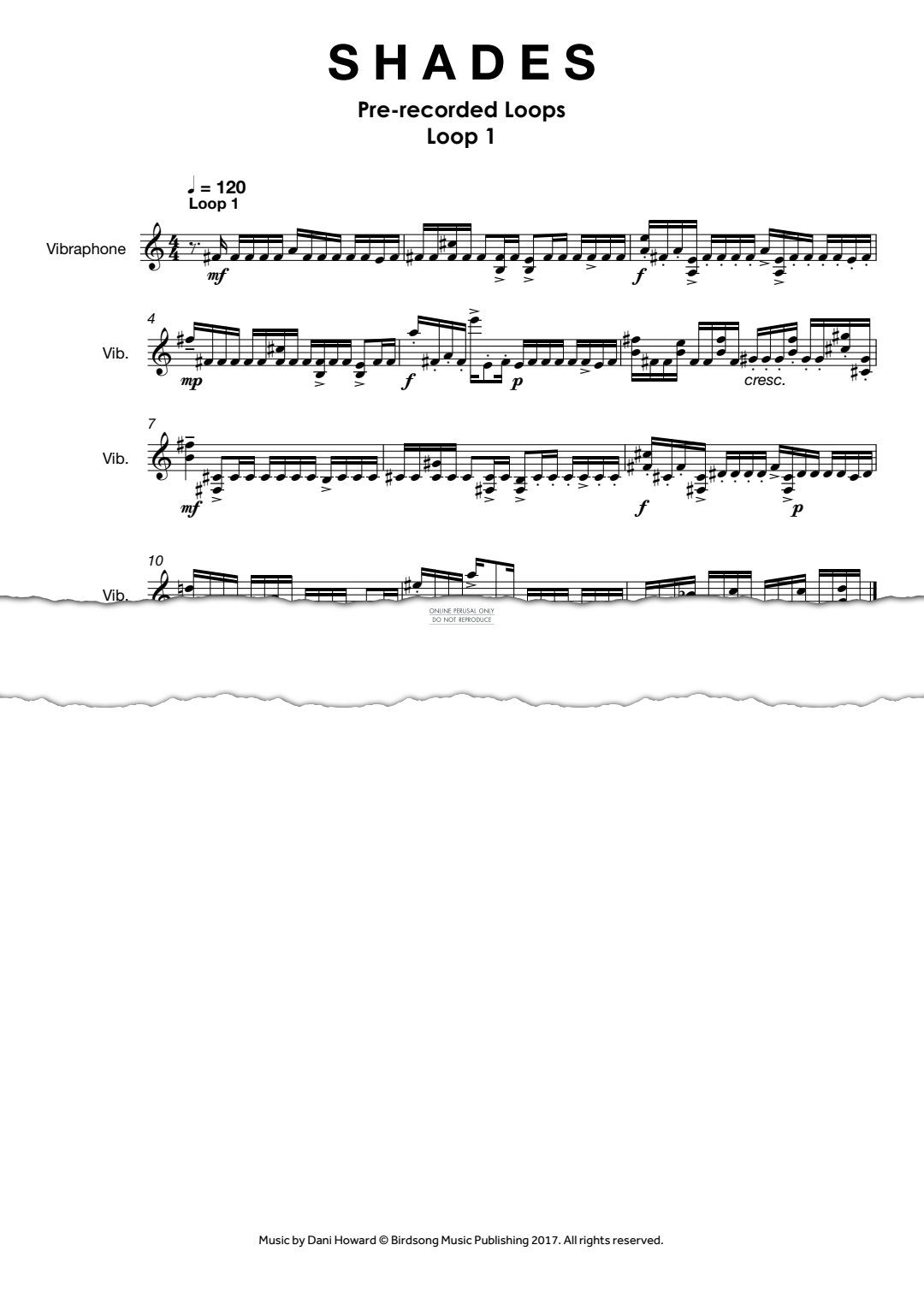 Produktgalerie: Seite 1 von 1 Shades, Dani Howard, Percussion