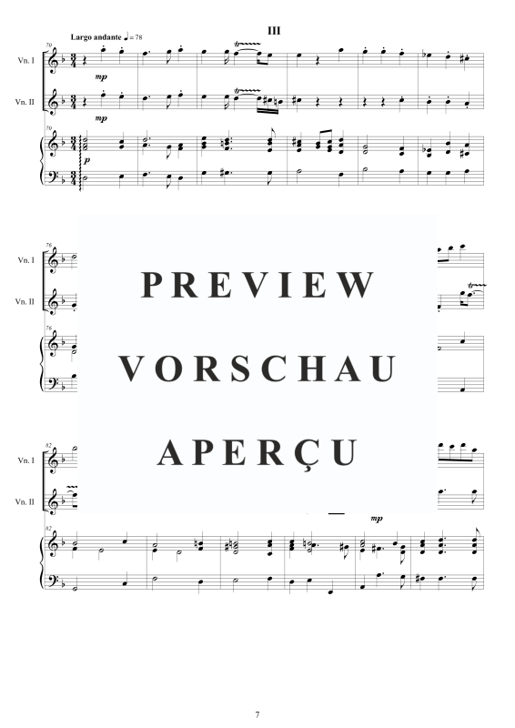 Produktgalerie: Seite 8 von 11 Trio Sonata No.2 in F-Dur Op.1, , 2 Viokinen und Cembalo