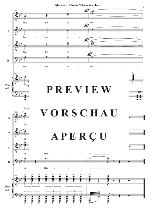 Product gallery: Page 8 of 8 Marche Solennelle for large orchestra, antihonal brass and SATB chorus , , (orchestra)