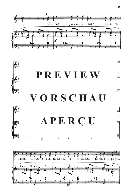 Product gallery: Page 3 of 6 Tristesse Op. 6 No.2, , High Voice and Piano