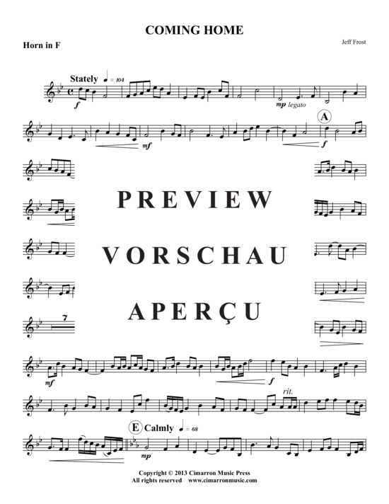 Produktgalerie: Seite 14 von 19 Coming Home , , (Blechbläser-Quintett)