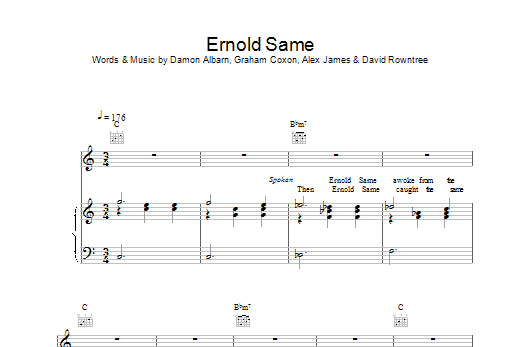 Produktgalerie: Seite 1 von 1 Ernold Same, Blur, Gesang, Gitarre, Klavier