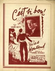 cover: C'est Si Bon (from 'Latin Quarter'), Henri Betti
