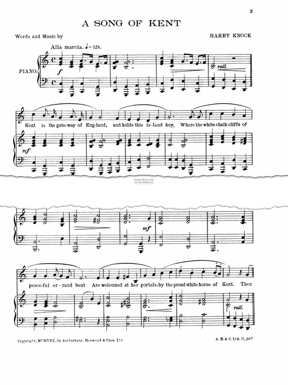 gallery: A Song Of Kent, Harry Knock, Gesang, Klavier